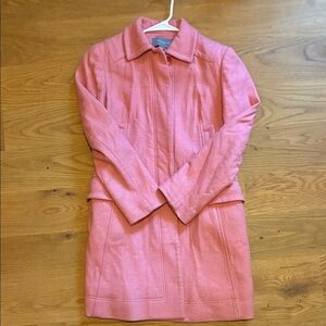 Ann Taylor Rose Buttoned Coat